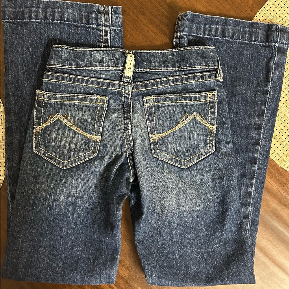 Ariat young girls Dark Blue , Boot Cut Jeans - Picture 7 of 11